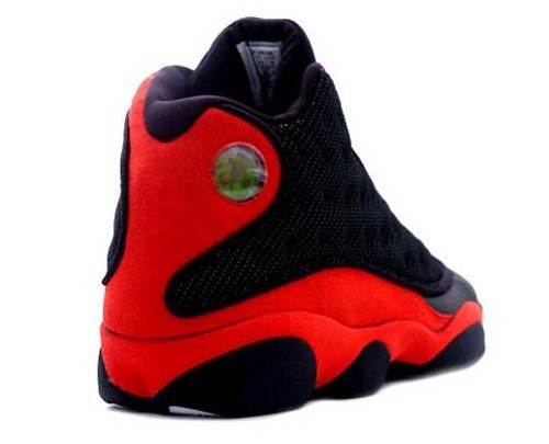 authentic air jordan 13 retro blacktrue red shoes