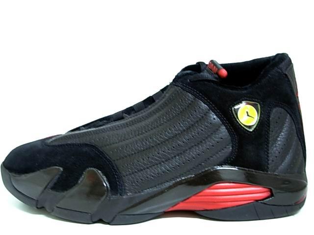 Classic Air Jordan 14 Final Last Shot Black Varsity Red Shoes