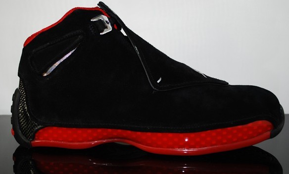 Special Air Jordan 18 Black Varsity Red Countdown Package Shoes