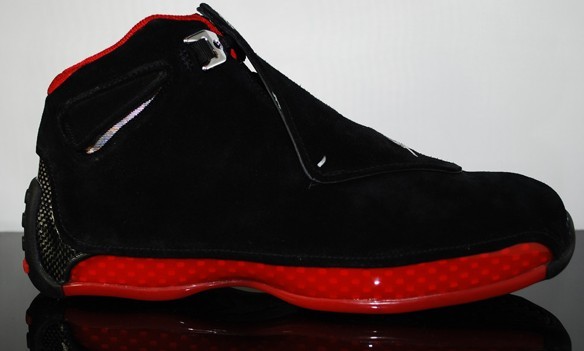 Special Air Jordan 18 Black Varsity Red Countdown Package Shoes - Click Image to Close