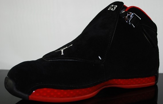 Special Air Jordan 18 Black Varsity Red Countdown Package Shoes - Click Image to Close