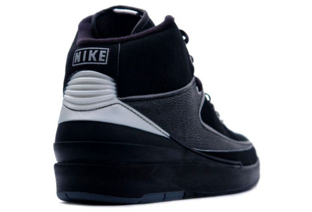 Original Classic Air Jordan 2 Retro Black Chrome Shoes - Click Image to Close