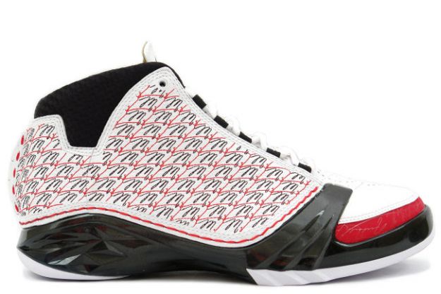 air jordan 23 all stars white black varsity red shoes - Click Image to Close