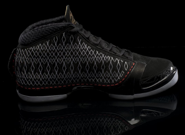 air jordan 23 stealth black metallic silver varsity red shoes