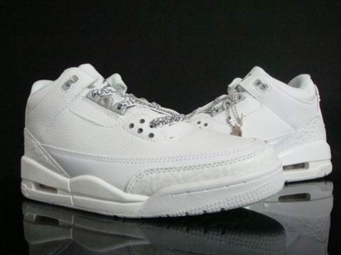 Air Jordan 3 Retro All White Shoes