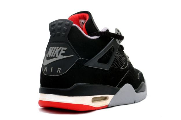 classic air jordan 4 retro 1999 black cement grey shoes