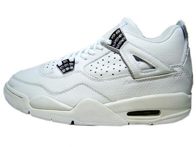 classic air jordan 4 retro 2000 white chrome shoes