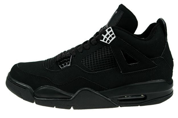 classic air jordan 4 retro black cat light graphite shoes - Click Image to Close