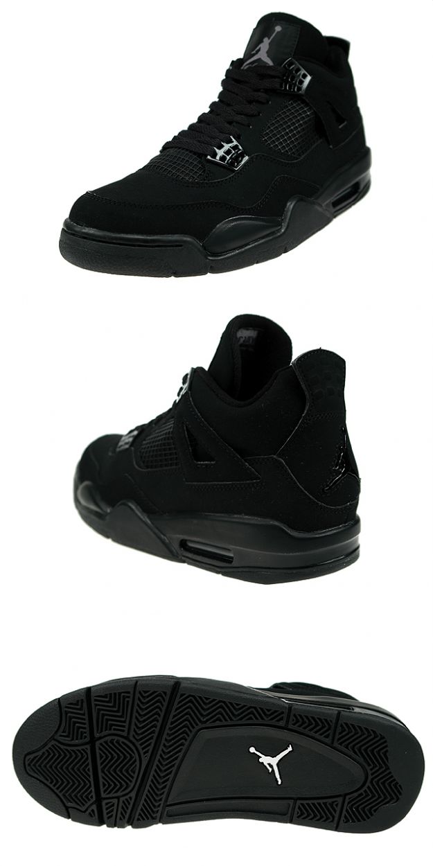 classic air jordan 4 retro black cat light graphite shoes - Click Image to Close