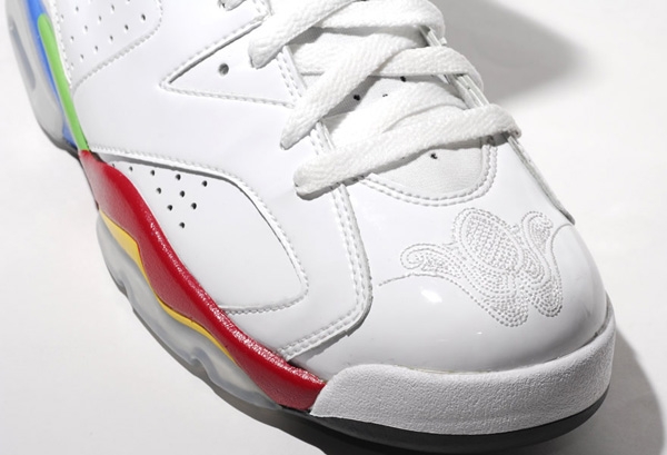 classic air jordan 6 olympics colors white shoes