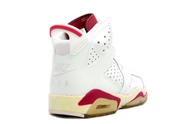 classic air jordan 6 original og off white maroon shoes - Click Image to Close