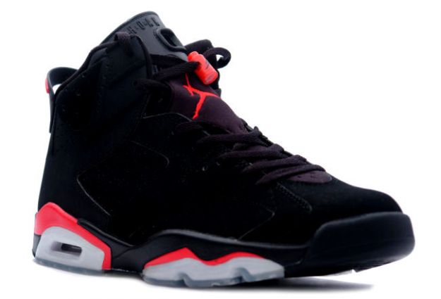 classic air jordan 6 retro black deep infrared shoes - Click Image to Close