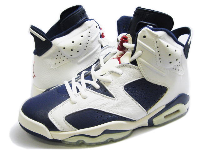 popular air jordan 6 retro olympic midnight navy varsity red white shoes