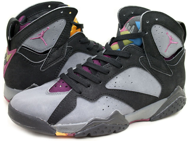 classic and popular air jordan 7 original black dark charcoal true red shoes - Click Image to Close