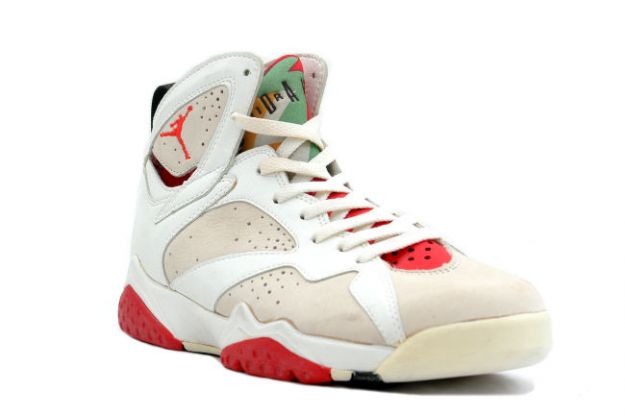 classic and popular air jordan 7 original hare air jordan white light silver true red shoes