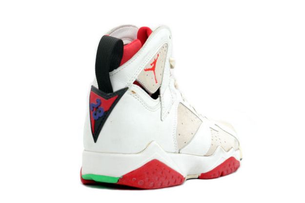 classic and popular air jordan 7 original hare air jordan white light silver true red shoes