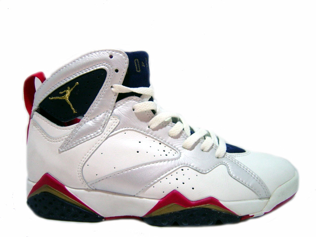 classic and popular air jordan 7 original olympics white navy true red