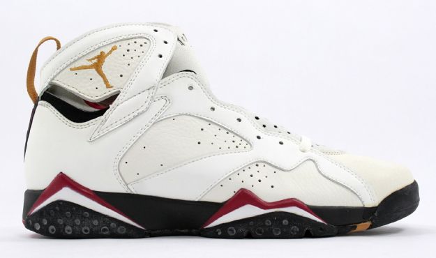 classic and popular air jordan 7 original white black cardinal red shoes