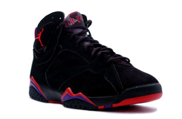 classic and popular air jordan 7 retro black dark charcoal true red shoes - Click Image to Close