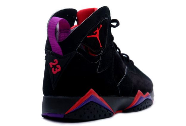 classic and popular air jordan 7 retro black dark charcoal true red shoes