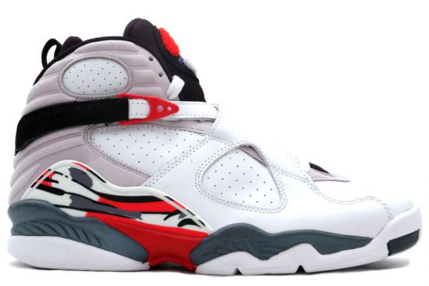 popular air jordan 8 retro white black true red shoes - Click Image to Close