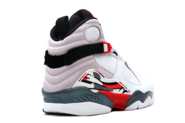 popular air jordan 8 retro white black true red shoes - Click Image to Close