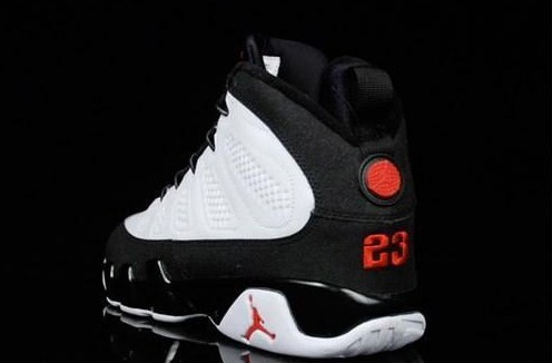 claasic air jordan 9 original og white black true red - Click Image to Close