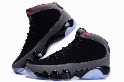 classic air jordan 9 retro black grey shoes