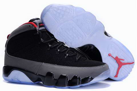 classic air jordan 9 retro black grey shoes