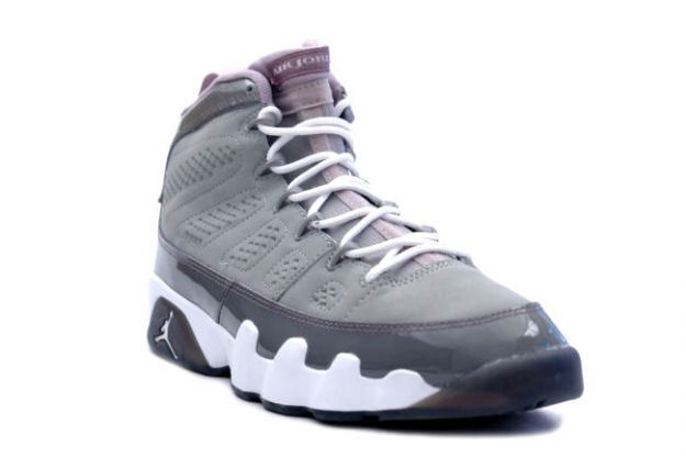 classic air jordan 9 retro medium grey white cool grey shoes