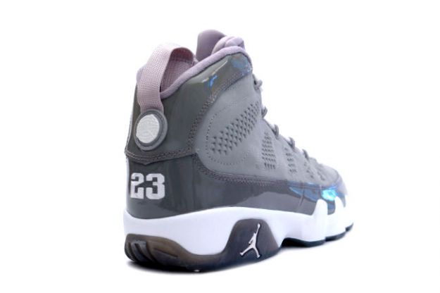 classic air jordan 9 retro medium grey white cool grey shoes