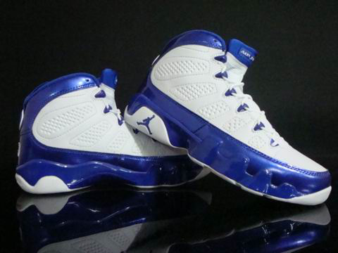 classic air jordan 9 retro white blue shoes - Click Image to Close