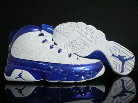 classic air jordan 9 retro white blue shoes - Click Image to Close